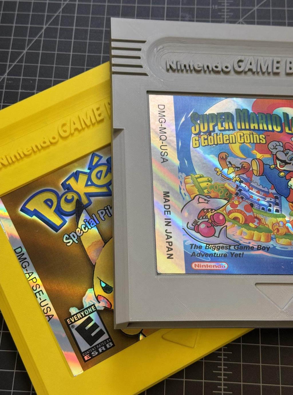XL Pokémon Inspired GBC Cartridge Set – Pikachu, Charizard, Blastoise & Venusaur Wall Art