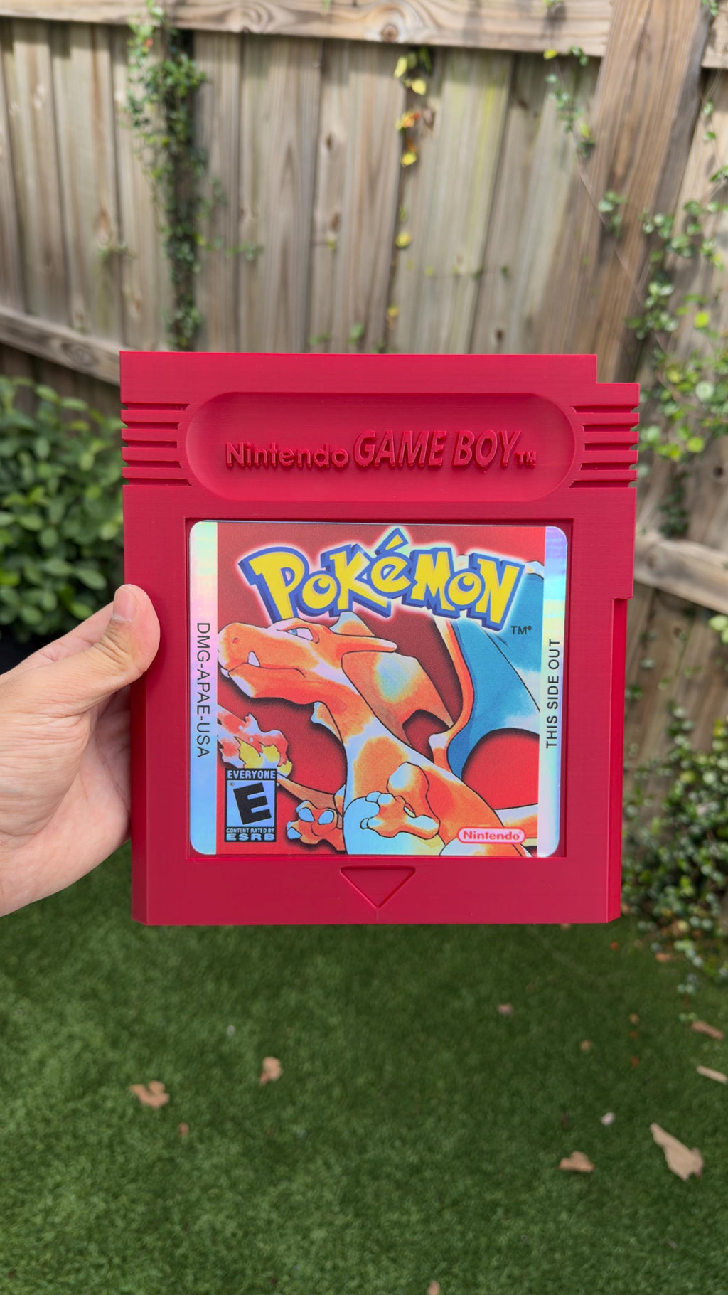XL Pokémon Inspired GBC Cartridge Set – Pikachu, Charizard, Blastoise & Venusaur Wall Art