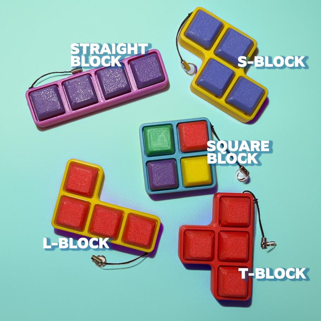 Mechanical Keyboard Fidget | Tetris-Inspired
