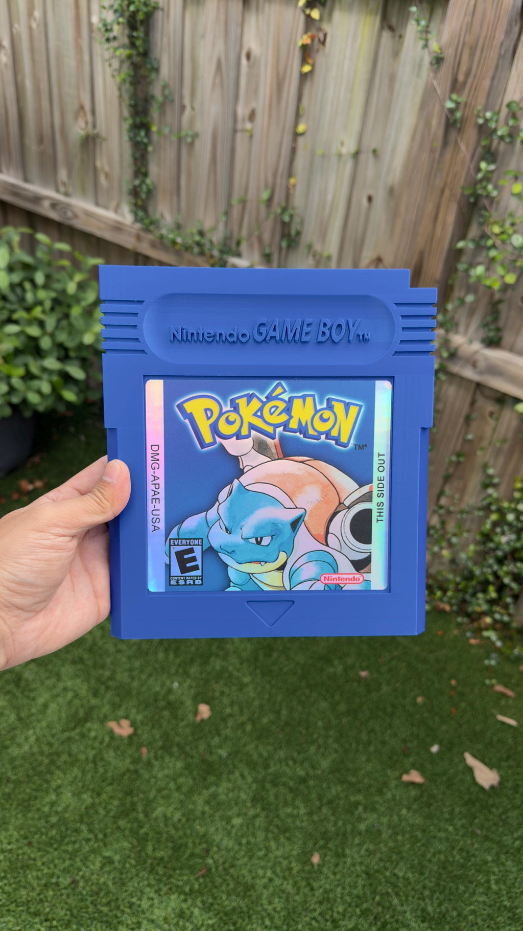 XL Pokémon Inspired GBC Cartridge Set – Pikachu, Charizard, Blastoise & Venusaur Wall Art