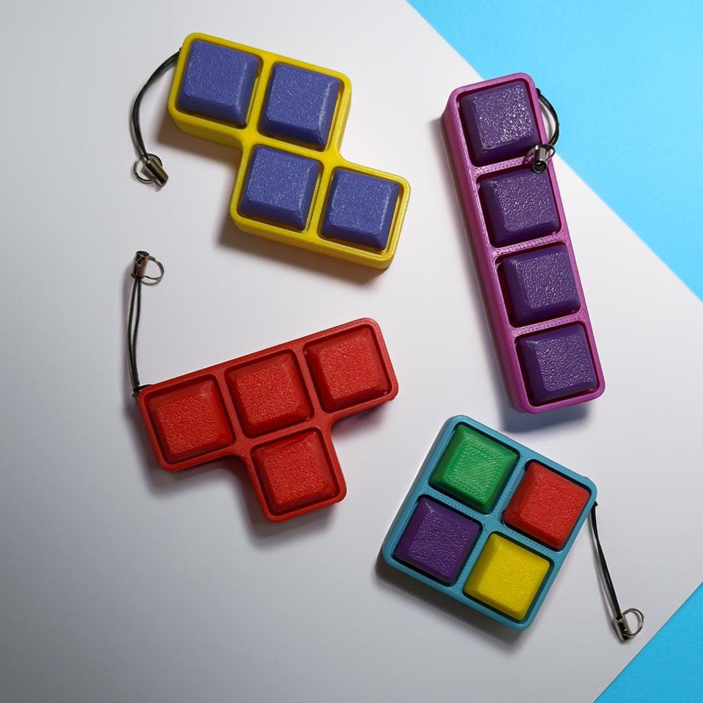 Mechanical Keyboard Fidget | Tetris-Inspired