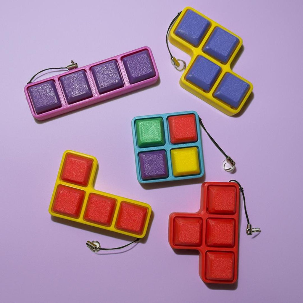 Mechanical Keyboard Fidget | Tetris-Inspired
