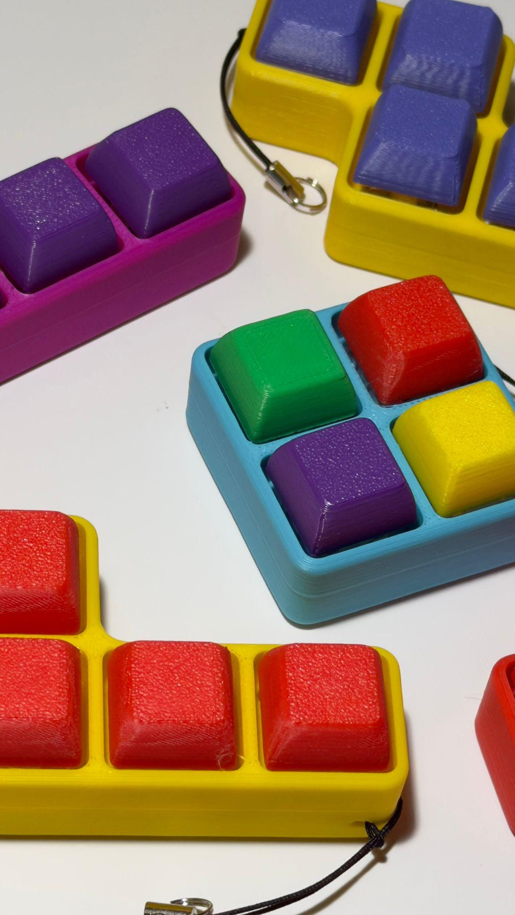 Mechanical Keyboard Fidget | Tetris-Inspired